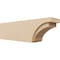 Ekena Millwork 6in. W x 8in. H x 28in. L Rivera Woodgrain TimberThane Rafter Tail, Primed Tan RFTUR06X08X28RIVRCPR - alternate 1